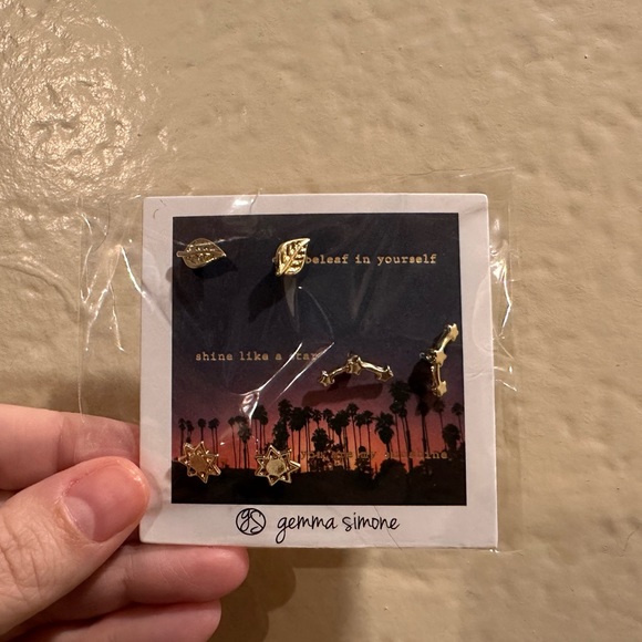 Gemma Simone Earrings (3 piece set) - Picture 3 of 3